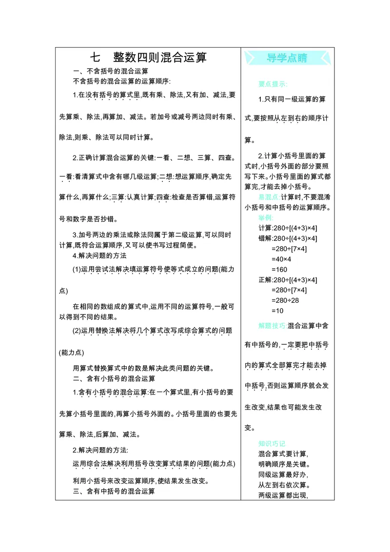 四年级上册数学苏教版知识要点_小学1-6年级全部试卷_数学_四年级_3-9-3、小学四年级数学上册_3-9-3-1、复习、知识点、归纳汇总_苏教版