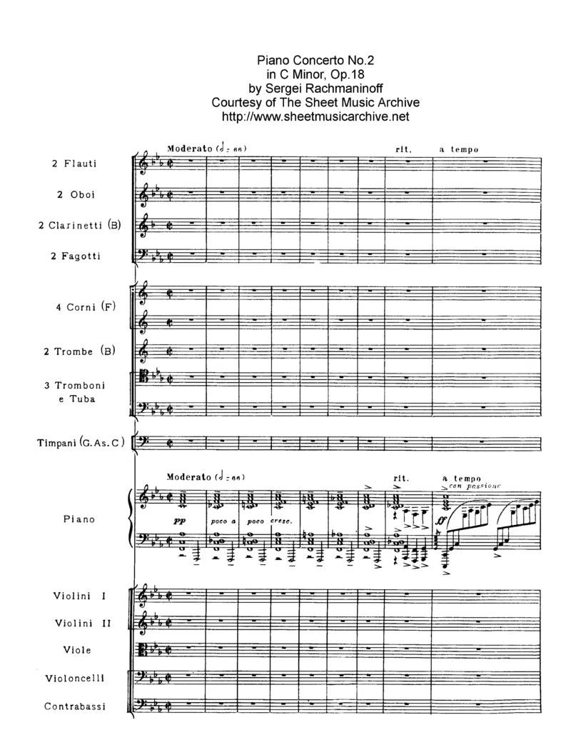 拉赫玛尼诺夫第二钢琴协奏曲第一乐章_一万首著名钢琴曲谱哈农贝多芬合集视频教学电子版高清无水印可打印_1古典钢琴知名音乐家谱_拉赫玛尼诺夫钢琴谱全集_第二钢琴协奏曲