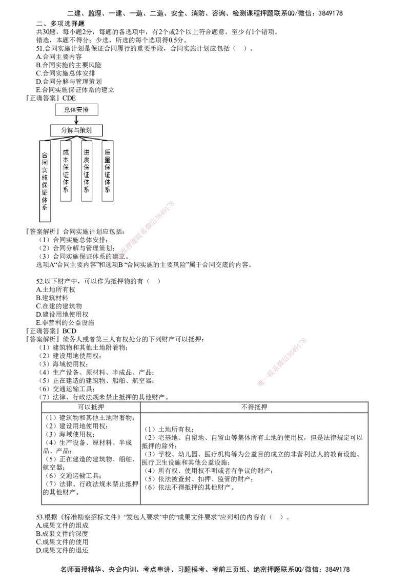 第03讲　2023年试题（三）_监理工程师_2025监理工程师_2025年监理工程师SVIP_2025年监理合同管理SVIP_03-习题精析✿实战特训✿模考通关_22-合同《真题解析班》尹嘉JG
