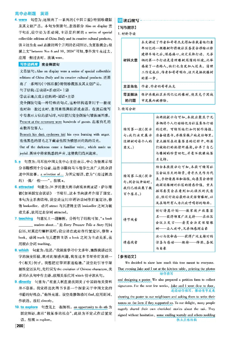 Unit2IconicAttractions_2026版高中必刷题_英语_2026版高中必刷题英语《人教》_2026春高中必刷题英语选修3选修4人教版_答案英语选修3选修4人教版