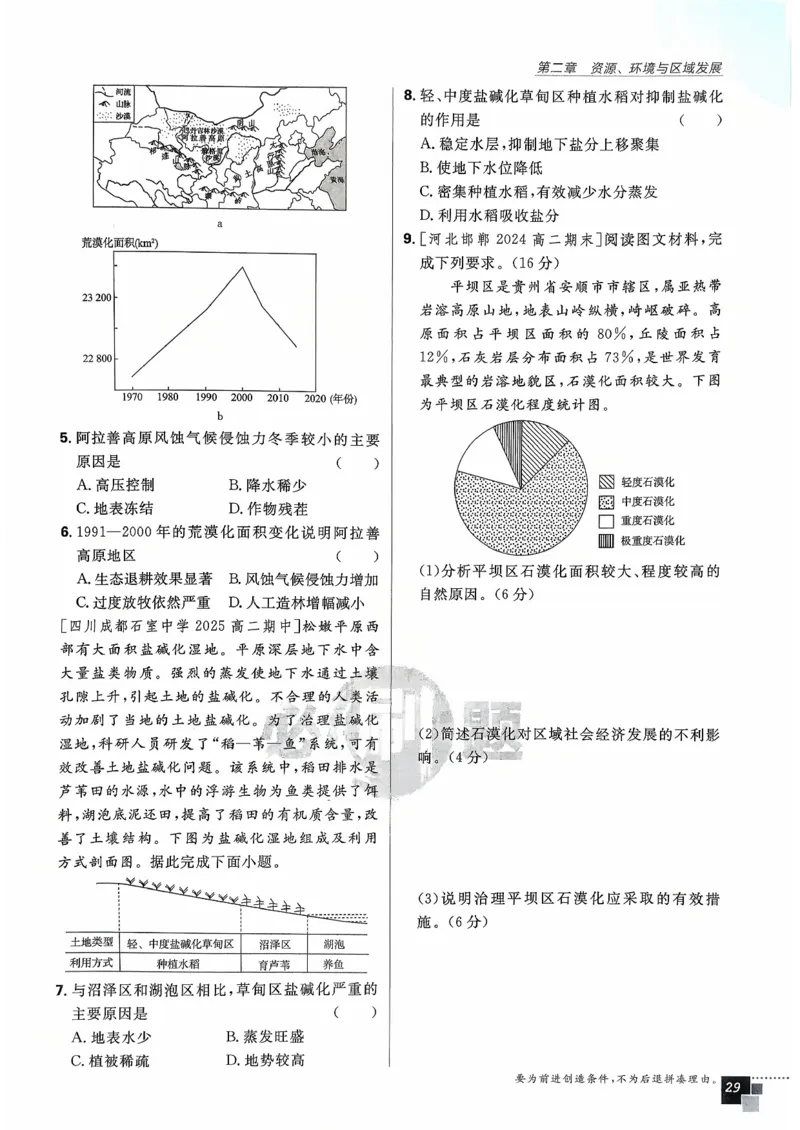 主书地理选修2_地理_2026版高中必刷题地理《人教》_2026春高中必刷题地理选修2RJ