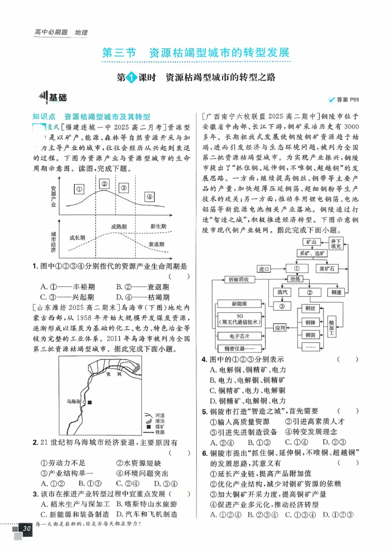 主书地理选修2_地理_2026版高中必刷题地理《人教》_2026春高中必刷题地理选修2RJ