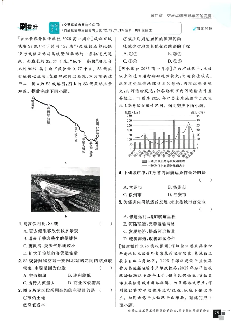 主书地理必修2_地理_2026版高中必刷题地理《人教》_2026春高中必刷题地理必修2RJ