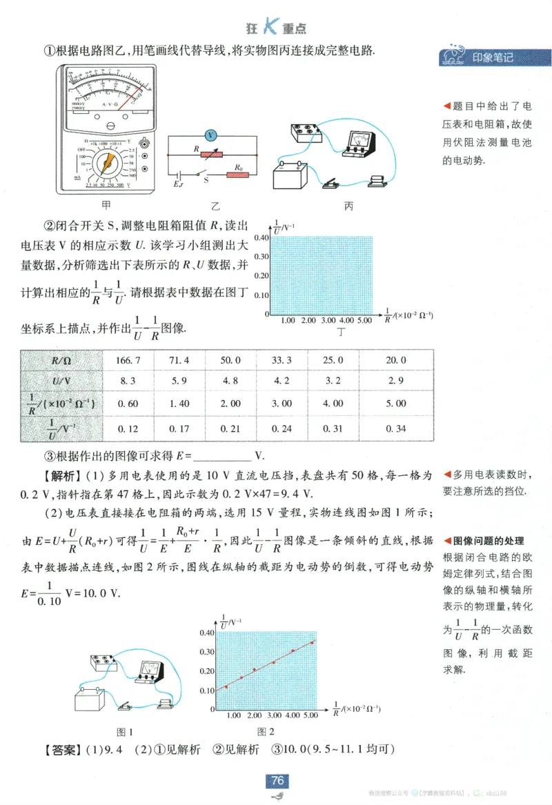 2026版《高中必刷题》物理必修3狂K重点_2026版高中必刷题_物理_2026版高中必刷题物理人教版_2026版高中必刷题物理必修三人教版
