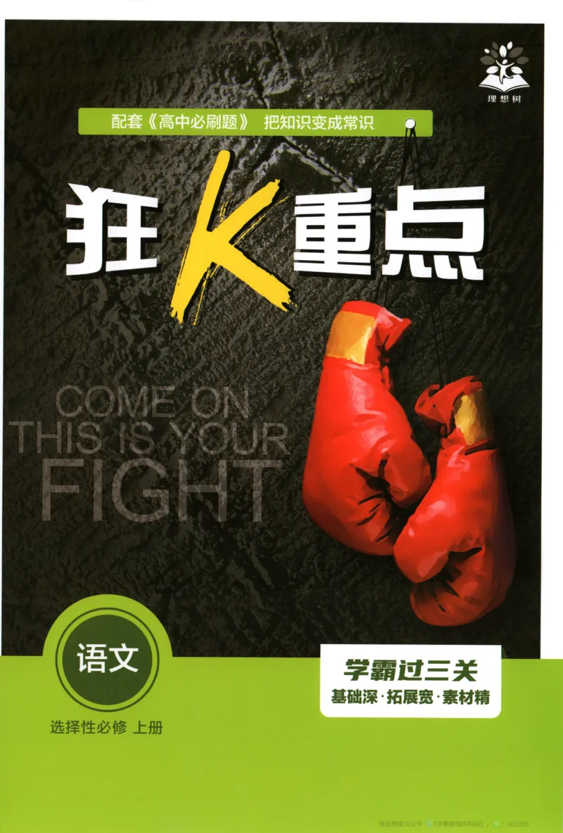 狂K重点_2026版高中必刷题_语文_2026版高中必刷题语文选修上