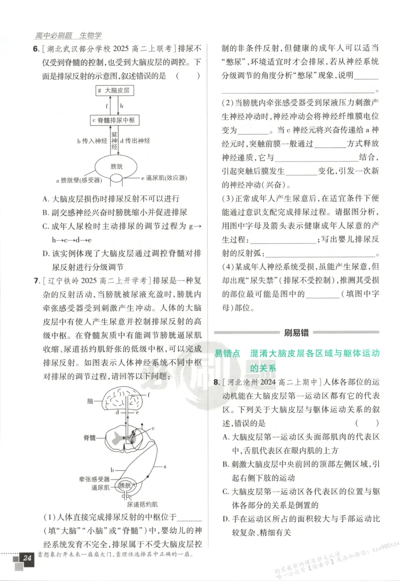 主书_生物_2026版高中必刷题生物人教版_2026版高中必刷题生物选修1RJ(1)