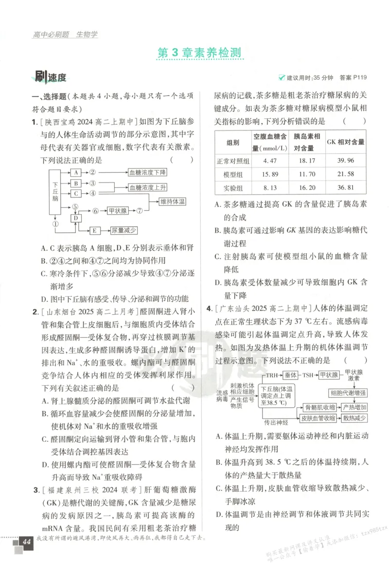 主书_生物_2026版高中必刷题生物人教版_2026版高中必刷题生物选修1RJ(1)