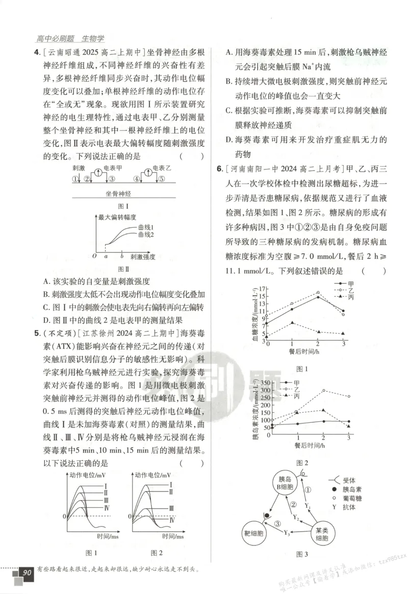 主书_生物_2026版高中必刷题生物人教版_2026版高中必刷题生物选修1RJ(1)