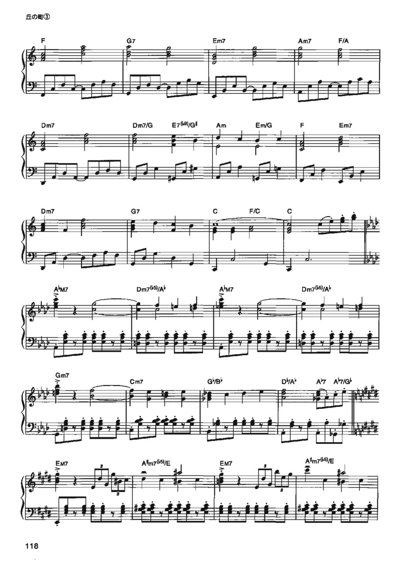 宫崎骏动画作品选曲2003_一万首著名钢琴曲谱哈农贝多芬合集视频教学电子版高清无水印可打印_02现代钢琴谱合集_久石让钢琴谱全集