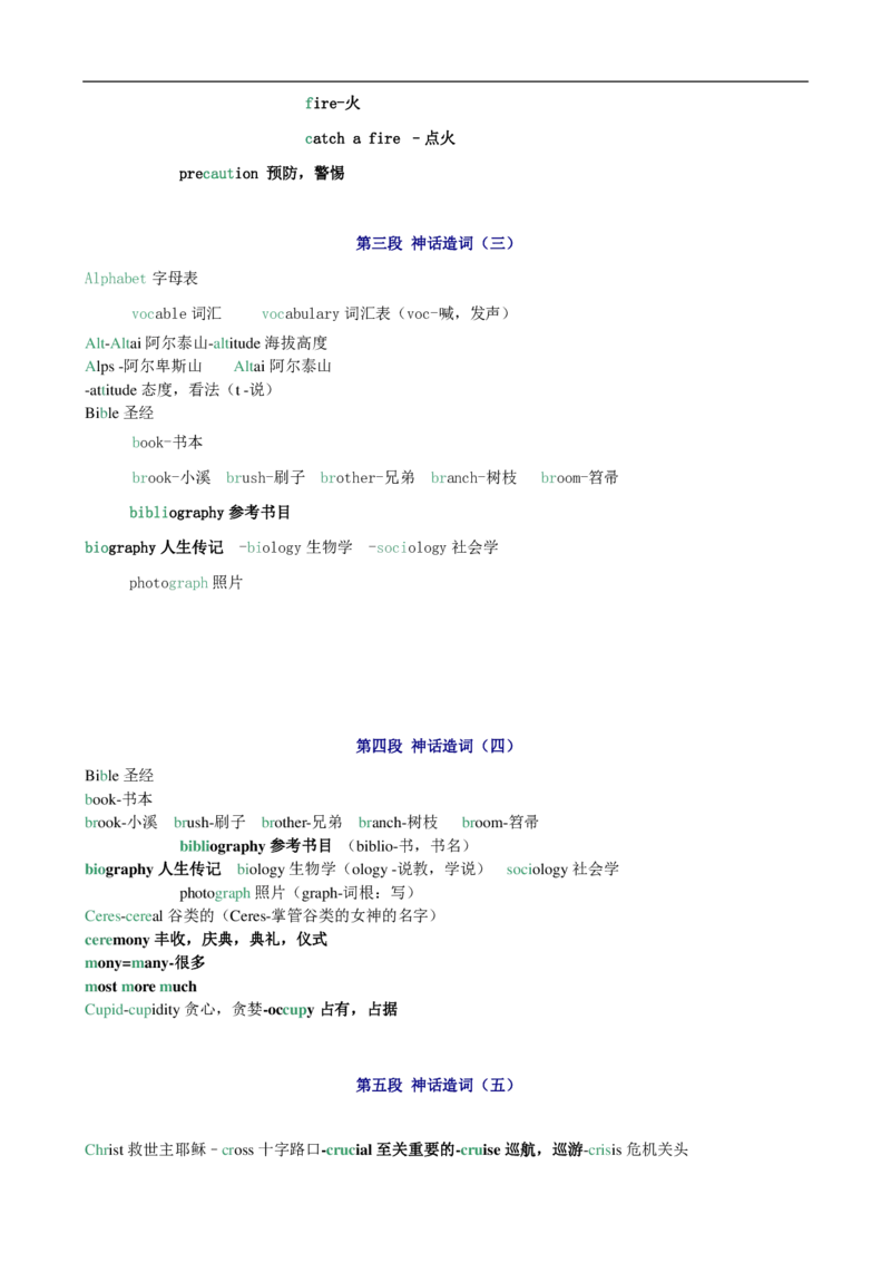 四级词汇4000快速记忆讲义（共80讲）_大学英语四六级&middot;词汇专项&middot;精品课（核心词高频词组单词记忆技巧）_四级高频词汇+单词默写本