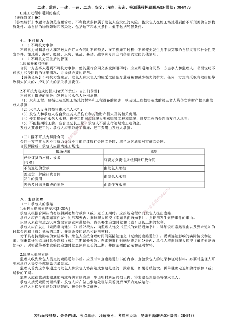 第05讲　变更管理、不可抗力、索赔管理、违约责任_监理工程师_2025监理工程师_2025年监理工程师SVIP_2025年监理合同管理SVIP_02-基础精讲✿高端面授✿深度强化