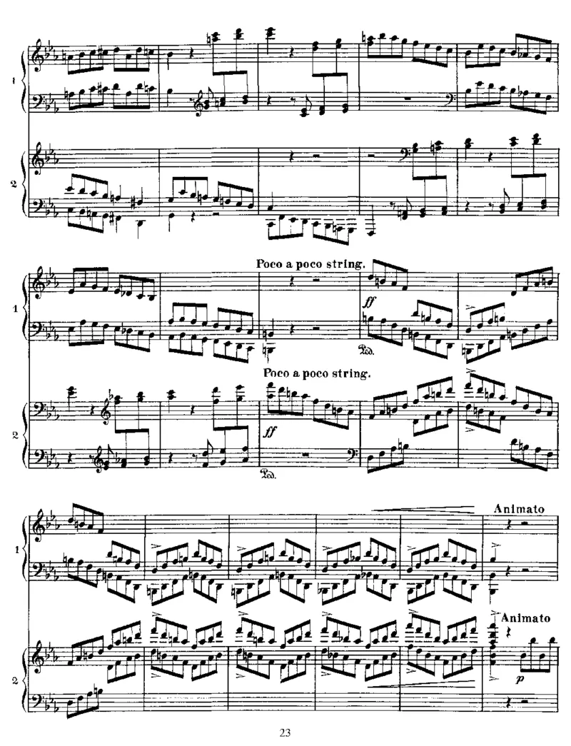四手联弹贝多芬主题变奏曲VariationsonaThemebyBeethoven,Op35(2Piano)_一万首著名钢琴曲谱哈农贝多芬合集视频教学电子版高清无水印可打印_1古典钢琴知名音乐家谱_圣桑钢琴谱全集