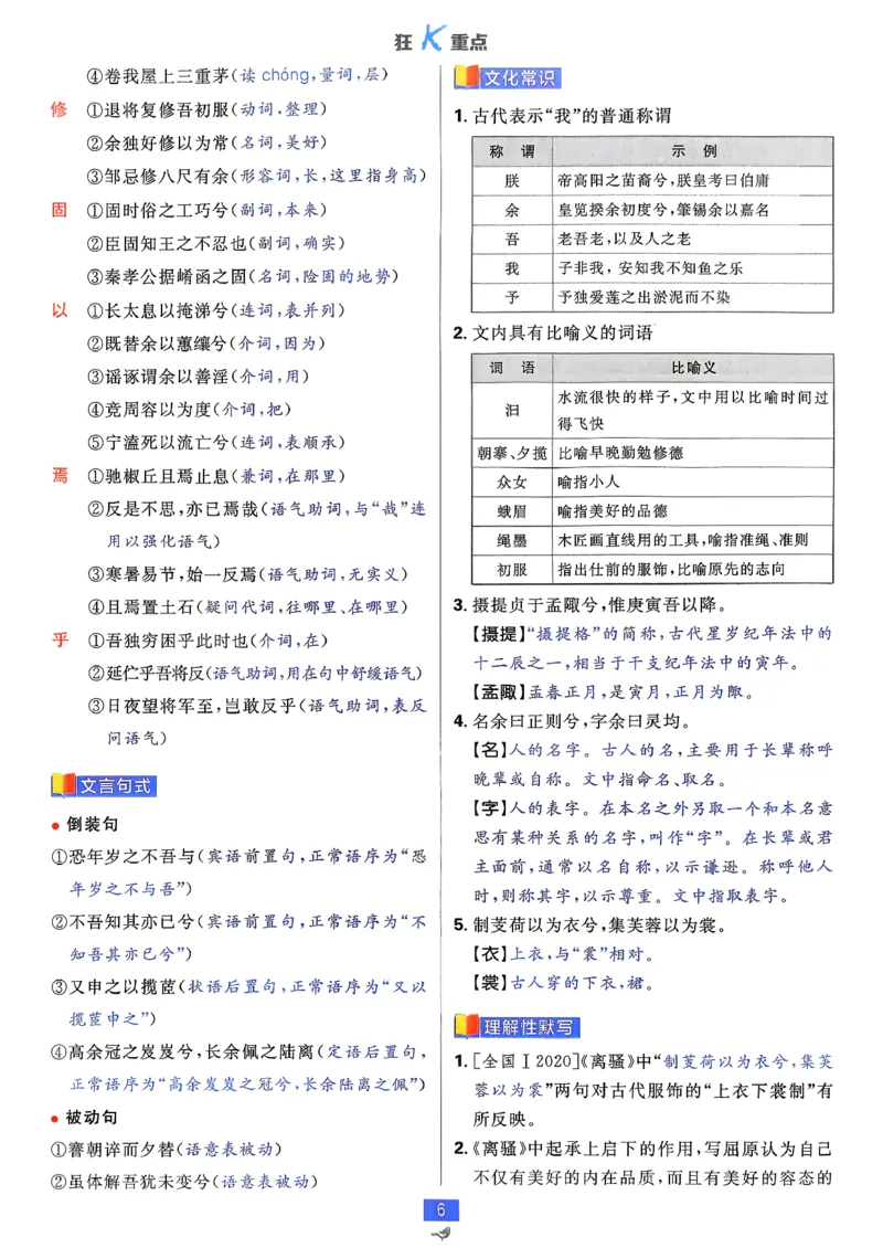 狂k重点语文选修下_2026版高中必刷题_语文_05.2026春高中必刷题语文选修下