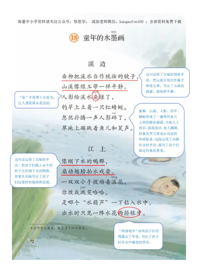 小学三年级下册部编版语文全册每课课堂笔记_小学1-6年级全部试卷_语文_三年级_3-8-2、小学三年级语文下册_3-8-2-1、学习资料、复习、知识点、归纳汇总_部编版