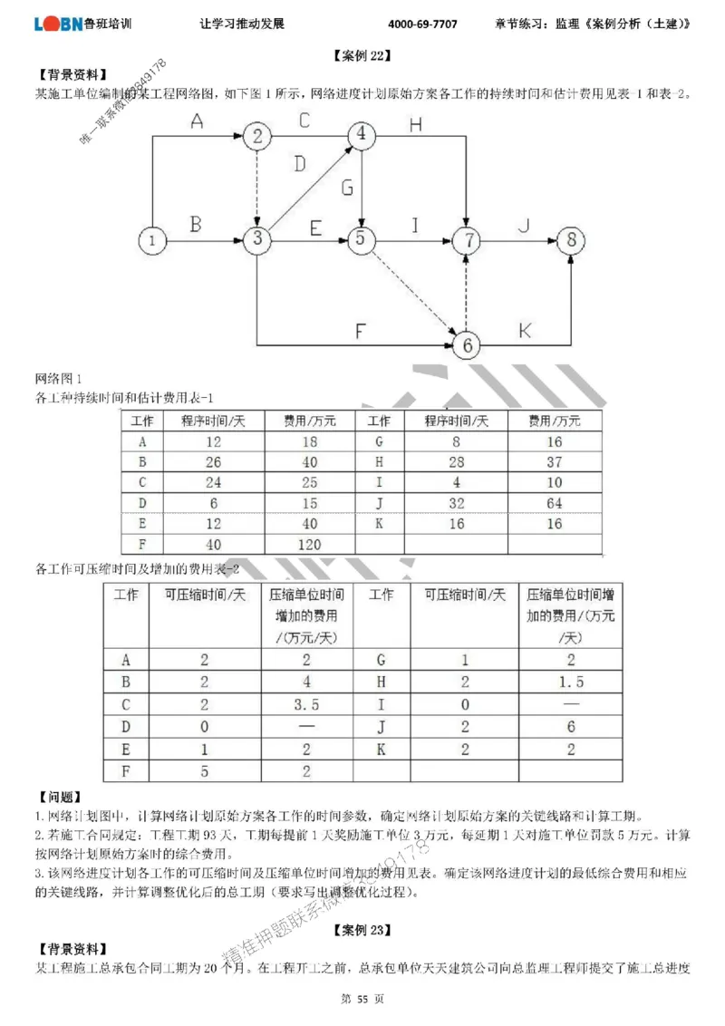 监理章节练习《案例分析（土建）》_监理工程师_2025监理工程师_2025年监理工程师SVIP_2025年监理土建案例SVIP_01-精华文档✿电子教材✿历年真题