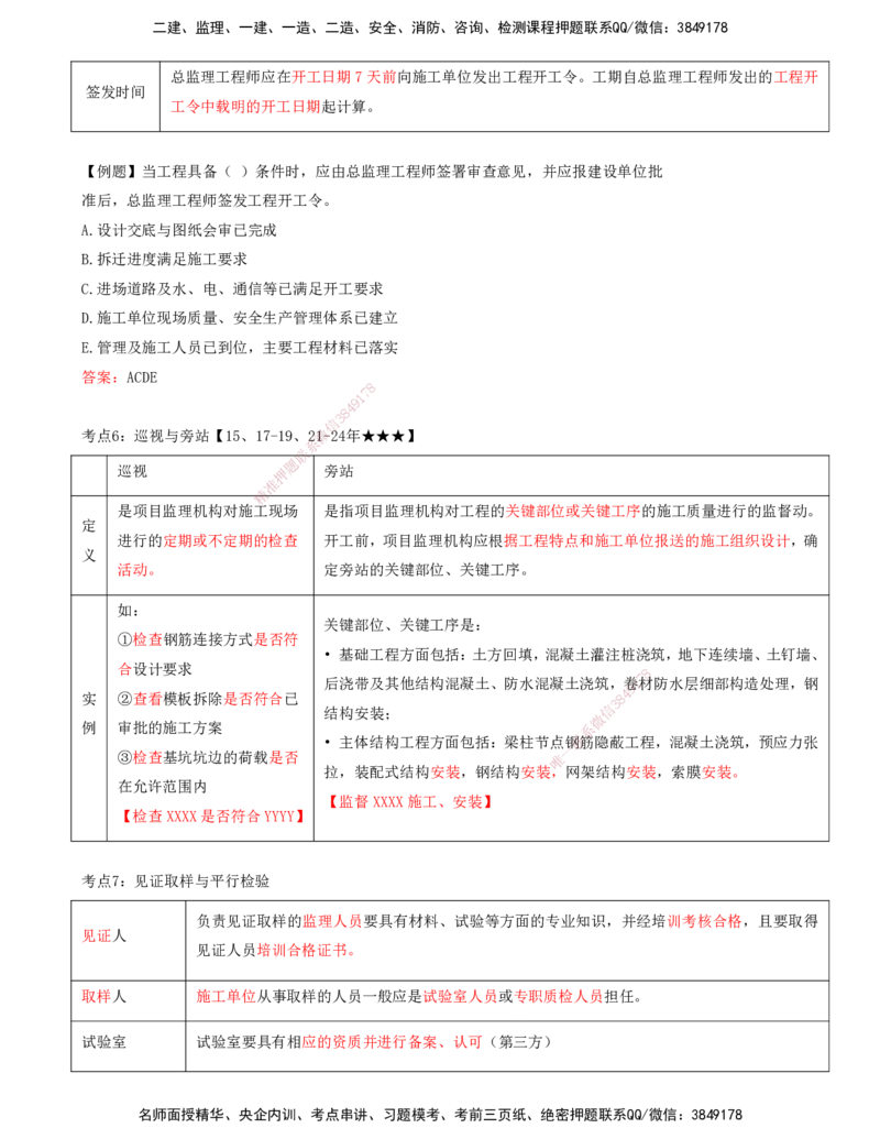 打印版王少杰-监理-土建三控-考前密训1(1)_监理工程师_2025监理工程师_2025年监理工程师SVIP_2025年监理土建控制SVIP_04-冲刺串讲✿考点强化✿小灶集训_讲义