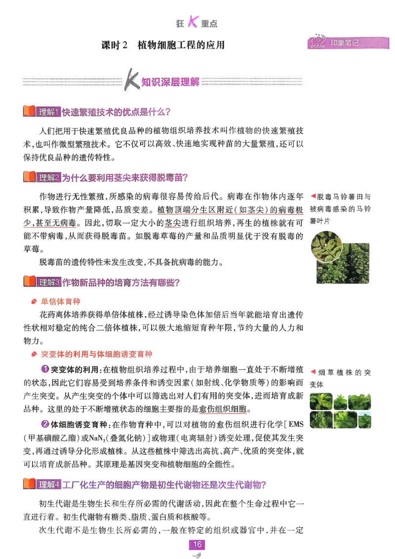 狂k重点生物选修3_生物_2026版高中必刷题生物人教版_2026春高中必刷题生物选修3RJ