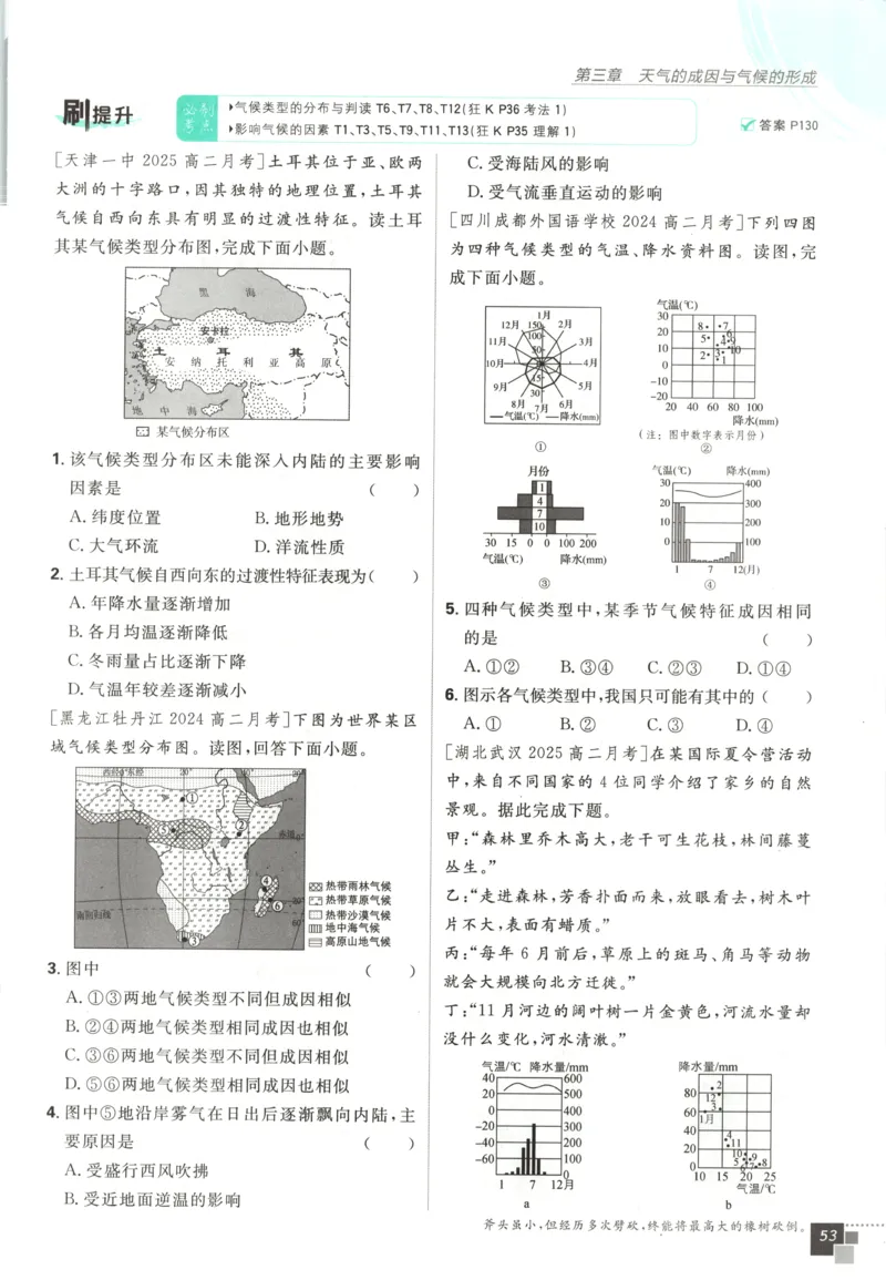 主书_地理_2026版高中必刷题地理《中图版》_2026版高中必刷题地理选修1ZT