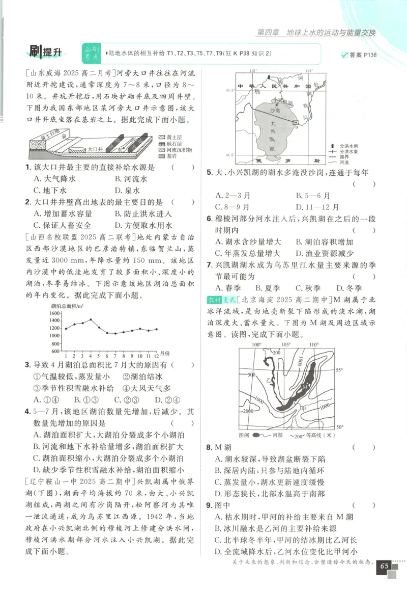 主书_地理_2026版高中必刷题地理《中图版》_2026版高中必刷题地理选修1ZT