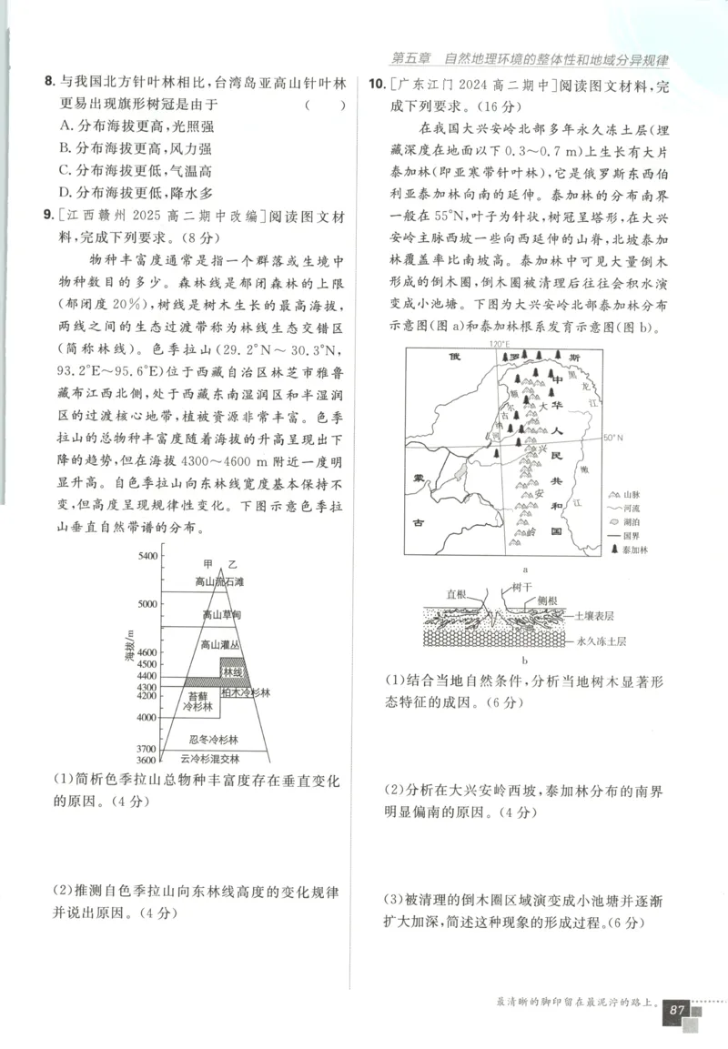 主书_地理_2026版高中必刷题地理《中图版》_2026版高中必刷题地理选修1ZT