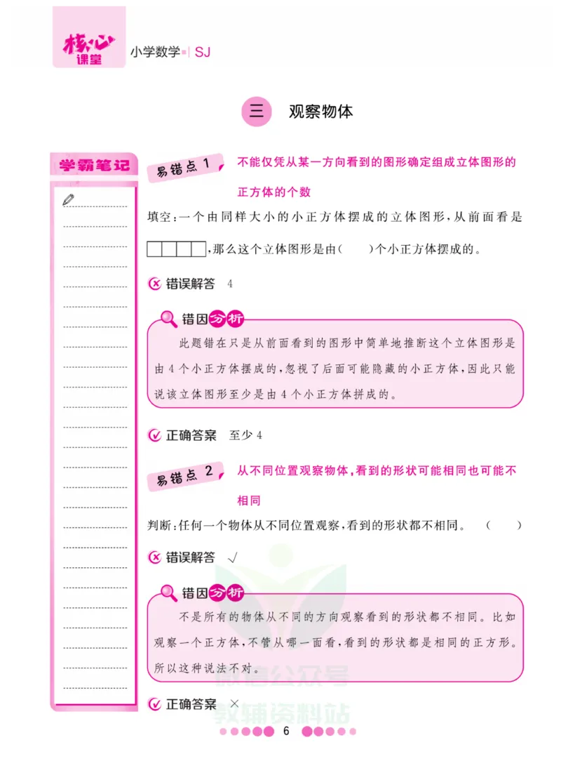 四年级上册数学苏教版易错清单_小学1-6年级全部试卷_数学_四年级_3-9-3、小学四年级数学上册_3-9-3-1、复习、知识点、归纳汇总_苏教版