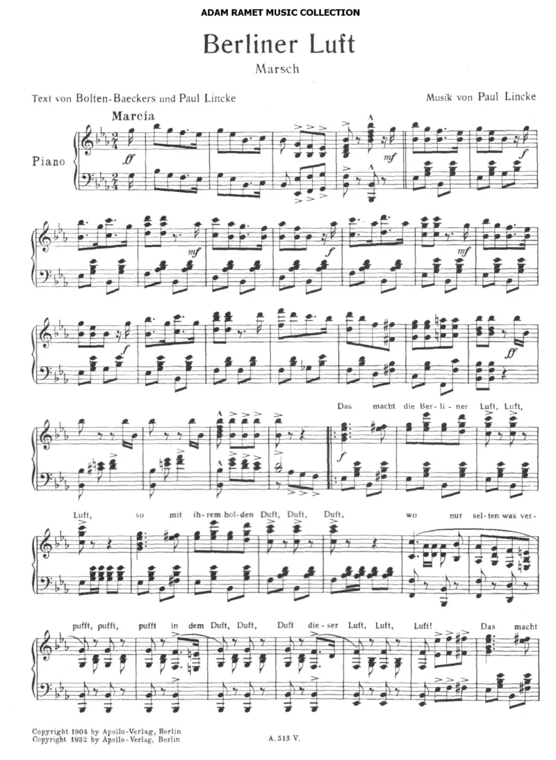 已绝版柏林的空气（柏林爱乐乐团私有曲目）_一万首著名钢琴曲谱哈农贝多芬合集视频教学电子版高清无水印可打印_06影视钢琴谱合集_影视主题曲钢琴谱