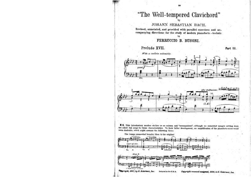 巴赫-平均律第一册（布索尼版）_一万首著名钢琴曲谱哈农贝多芬合集视频教学电子版高清无水印可打印_1古典钢琴知名音乐家谱_巴赫钢琴谱全集_平均律（布索尼版）