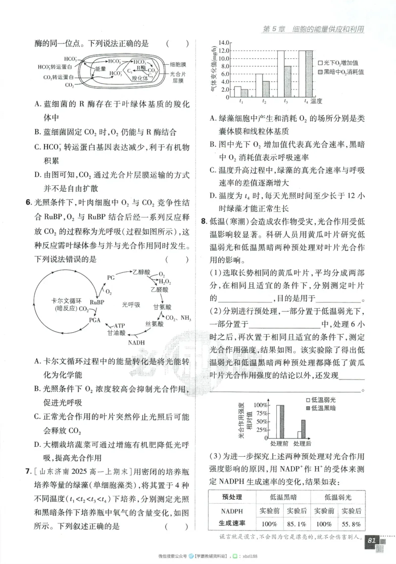 2026版《高中必刷题》生物RJ必修1_生物_2026版高中必刷题生物人教版_2026版高中必刷题生物必修1RJ