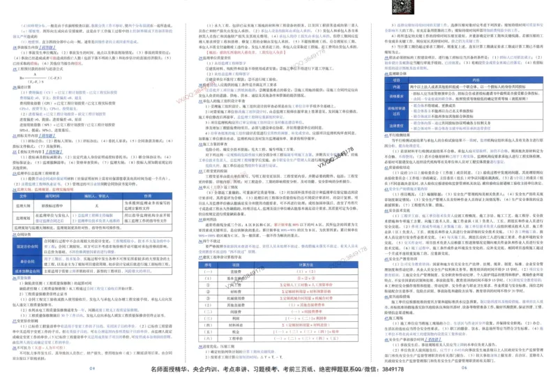 监理水利案例三页纸_监理工程师_2025监理工程师_2025年监理工程师SVIP_2025年监理水利案例SVIP_05-考前密训✿央企特训✿机构普押_01-水利案例《考前三页纸+三套卷》XSW推荐