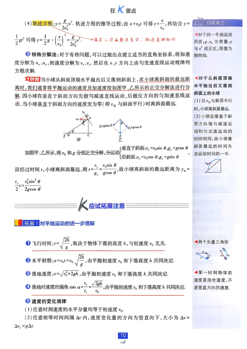 狂k重点物理必修2_2026版高中必刷题_物理_2026版高中必刷题物理人教版_2026春高中必刷题物理必修二人教版