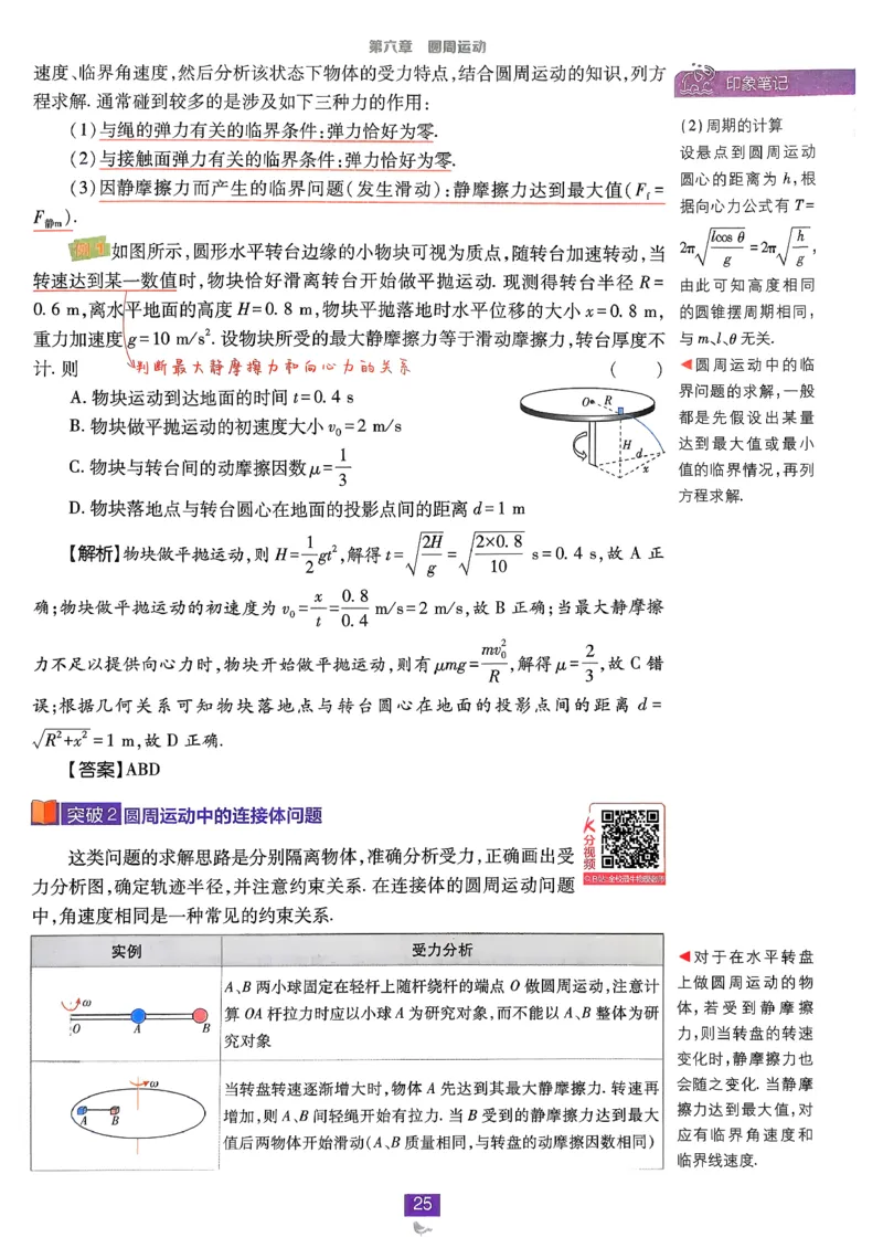 狂k重点物理必修2_2026版高中必刷题_物理_2026版高中必刷题物理人教版_2026春高中必刷题物理必修二人教版
