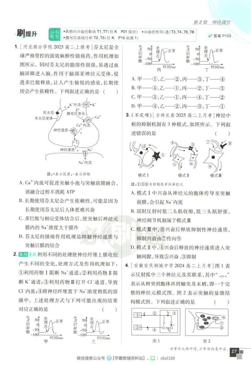主书_生物_2026版高中必刷题生物人教版_2026版高中必刷题生物选修1RJ