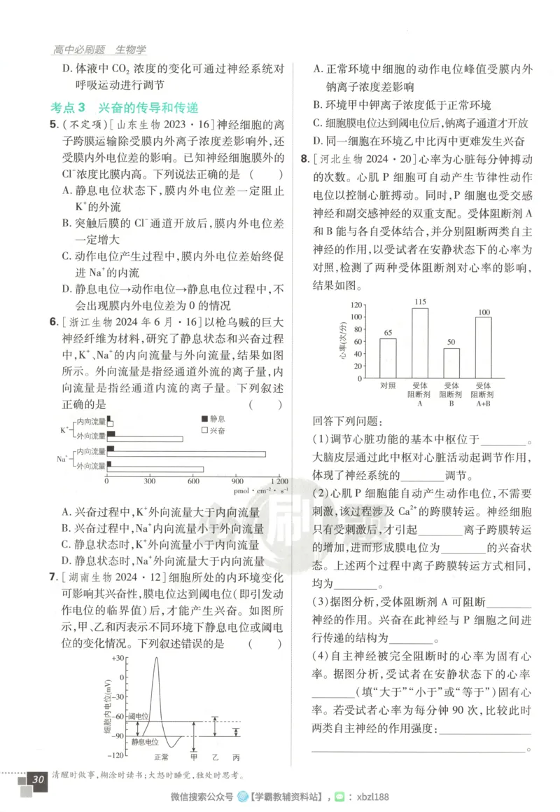 主书_生物_2026版高中必刷题生物人教版_2026版高中必刷题生物选修1RJ