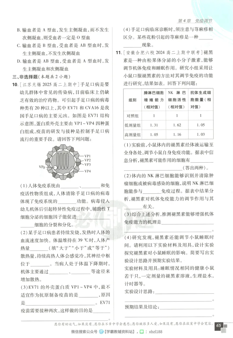 主书_生物_2026版高中必刷题生物人教版_2026版高中必刷题生物选修1RJ