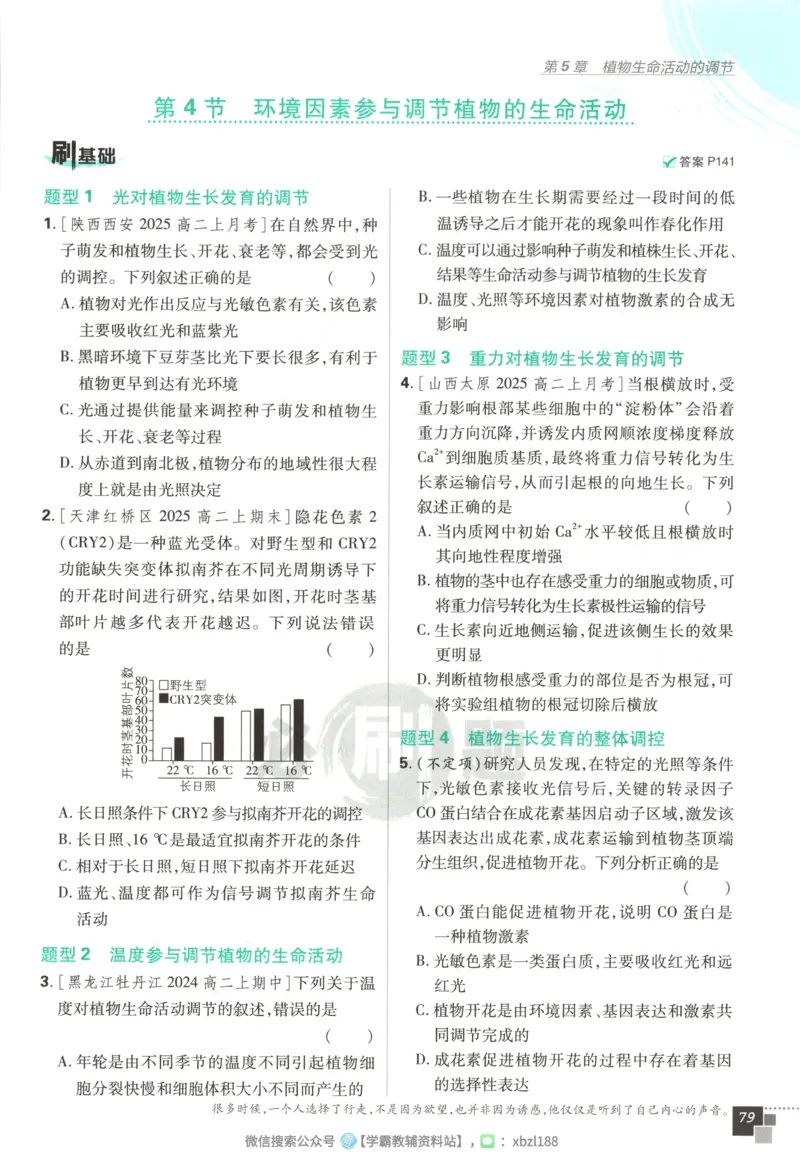 主书_生物_2026版高中必刷题生物人教版_2026版高中必刷题生物选修1RJ
