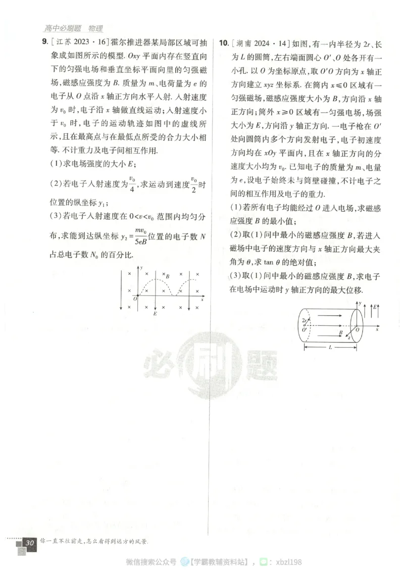 主书_2026版高中必刷题_物理_2026版高中必刷题物理人教版_2026版高中必刷题物理选修二人教版