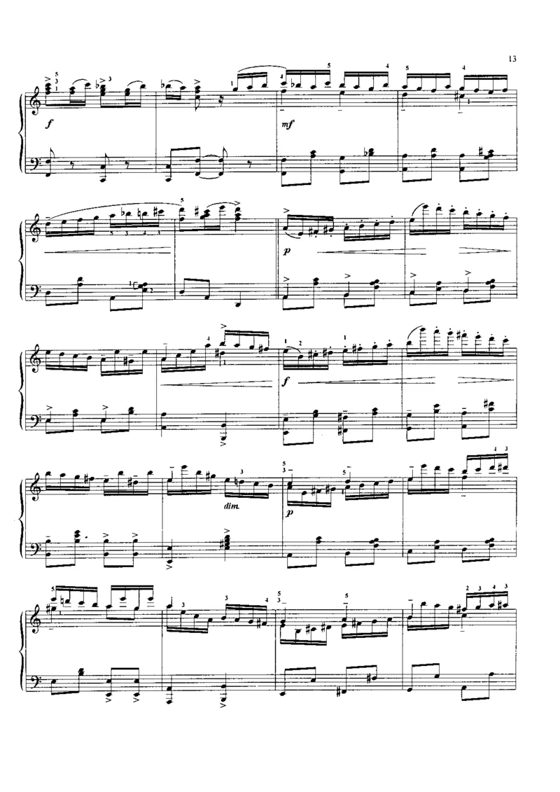 流浪者之歌萨拉萨蒂_一万首著名钢琴曲谱哈农贝多芬合集视频教学电子版高清无水印可打印_06影视钢琴谱合集_影视主题曲钢琴谱