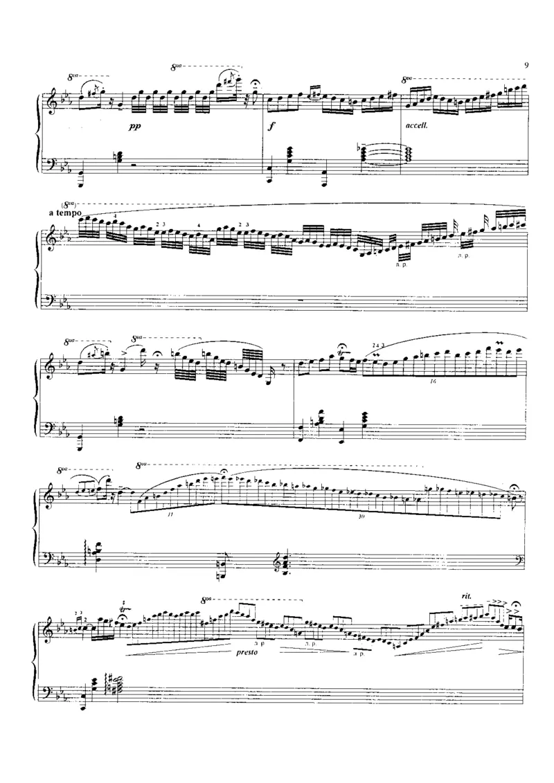 流浪者之歌萨拉萨蒂_一万首著名钢琴曲谱哈农贝多芬合集视频教学电子版高清无水印可打印_06影视钢琴谱合集_影视主题曲钢琴谱