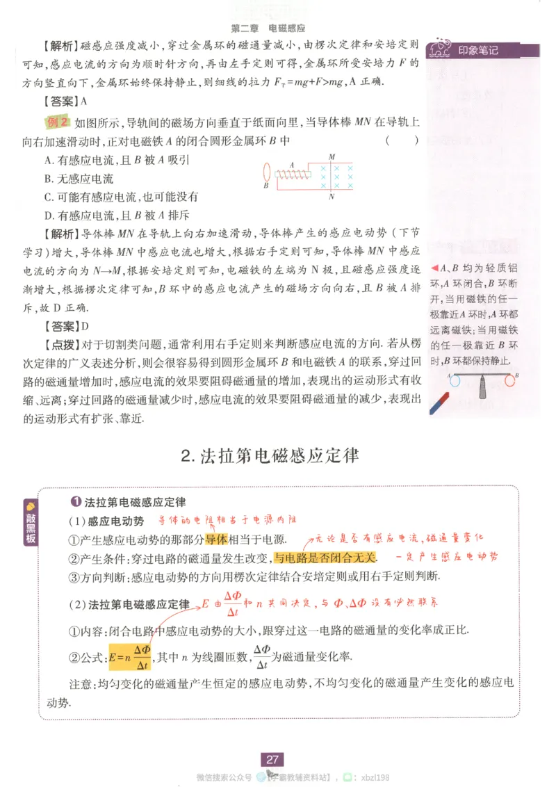 狂K重点_2026版高中必刷题_物理_2026版高中必刷题物理人教版_2026版高中必刷题物理选修二人教版