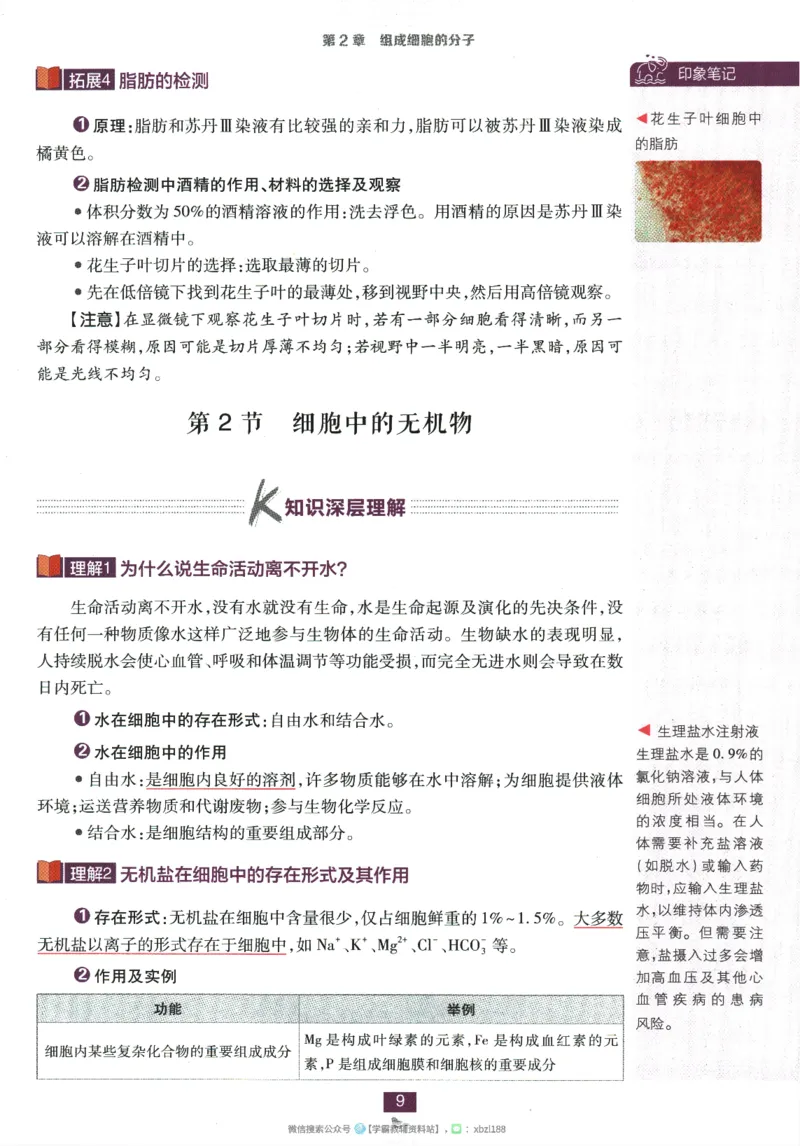 2026版《高中必刷题》生物RJ必修1狂K重点_生物_2026版高中必刷题生物人教版_2026版高中必刷题生物必修1RJ