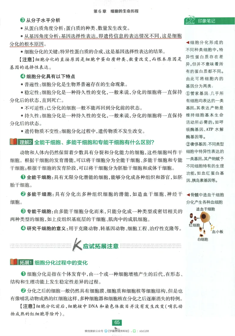 2026版《高中必刷题》生物RJ必修1狂K重点_生物_2026版高中必刷题生物人教版_2026版高中必刷题生物必修1RJ