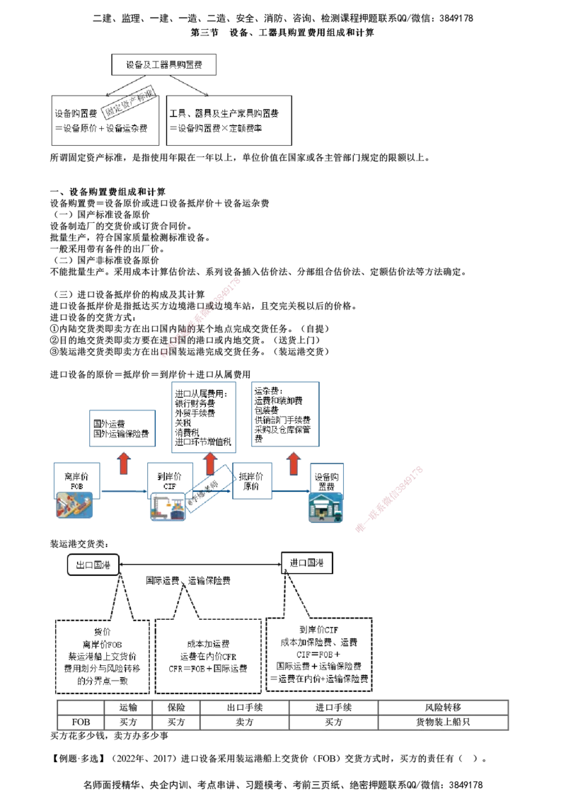 第03讲　设备、工器具购置费用组成和计算_监理工程师_2025监理工程师_2025年监理工程师SVIP_2025年监理土建控制SVIP_02-基础精讲✿高端面授✿深度强化