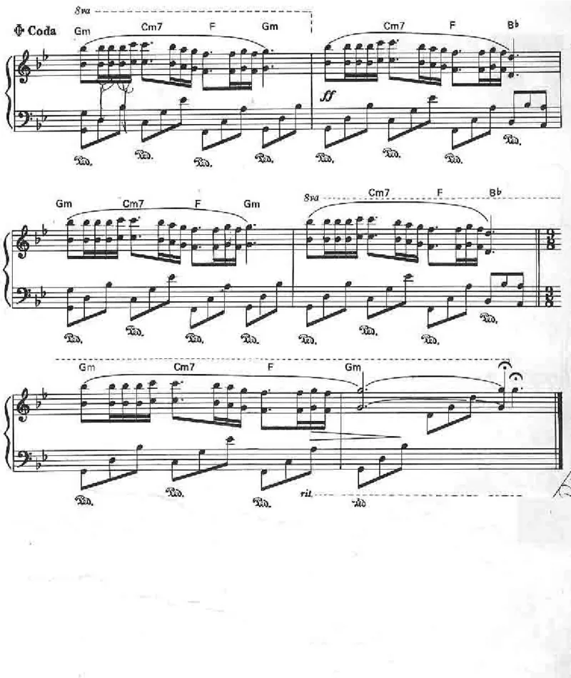 梦中的婚礼_一万首著名钢琴曲谱哈农贝多芬合集视频教学电子版高清无水印可打印_02现代钢琴谱合集_理查德克莱德曼钢琴谱全集