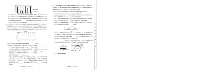 高三生物学试卷_2024年3月_013月合集_2024届江西省五市九校（金太阳24-367C)高三下学期2月开学联考_江西省五省九校2023-2024学年高三下学期2月开学联考生物试卷