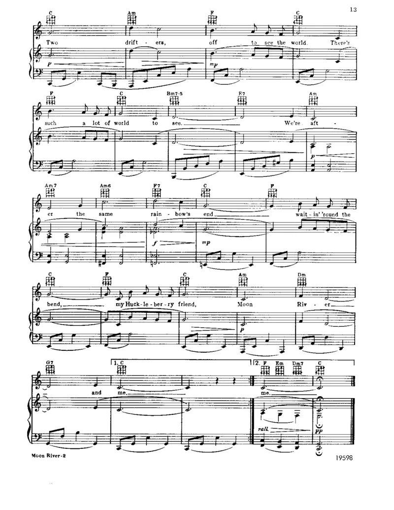 曼奇尼-最佳金曲集_一万首著名钢琴曲谱哈农贝多芬合集视频教学电子版高清无水印可打印_09钢琴教材合集_常用教材钢琴谱（80+本）