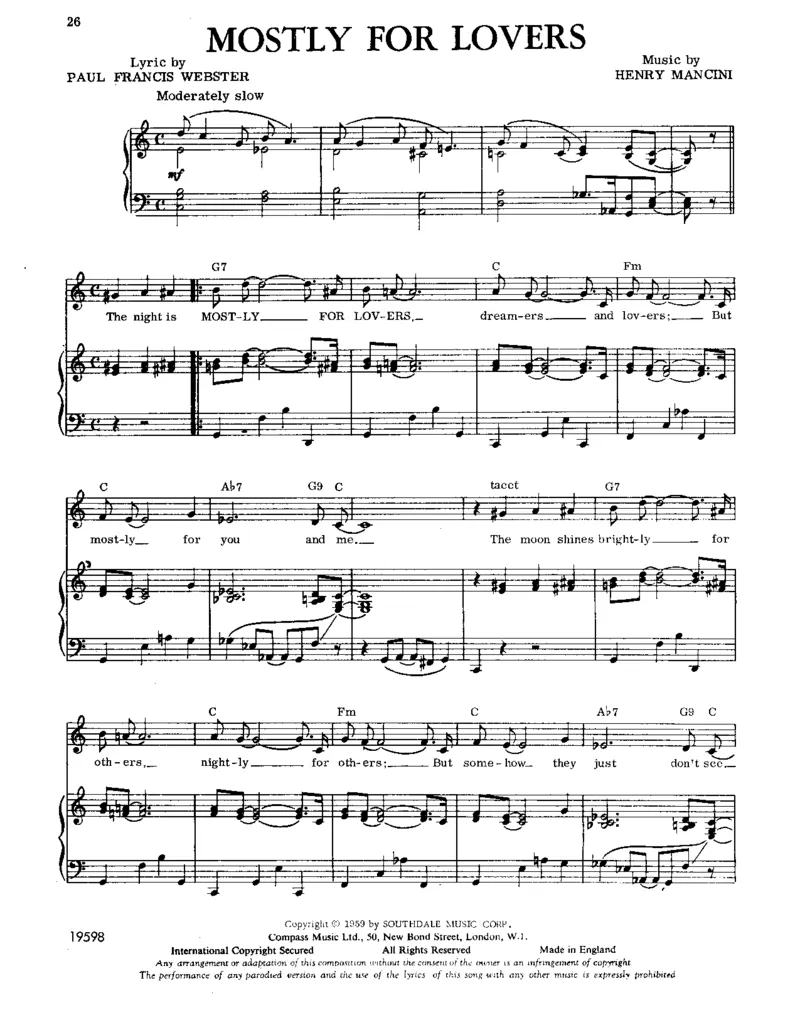 曼奇尼-最佳金曲集_一万首著名钢琴曲谱哈农贝多芬合集视频教学电子版高清无水印可打印_09钢琴教材合集_常用教材钢琴谱（80+本）