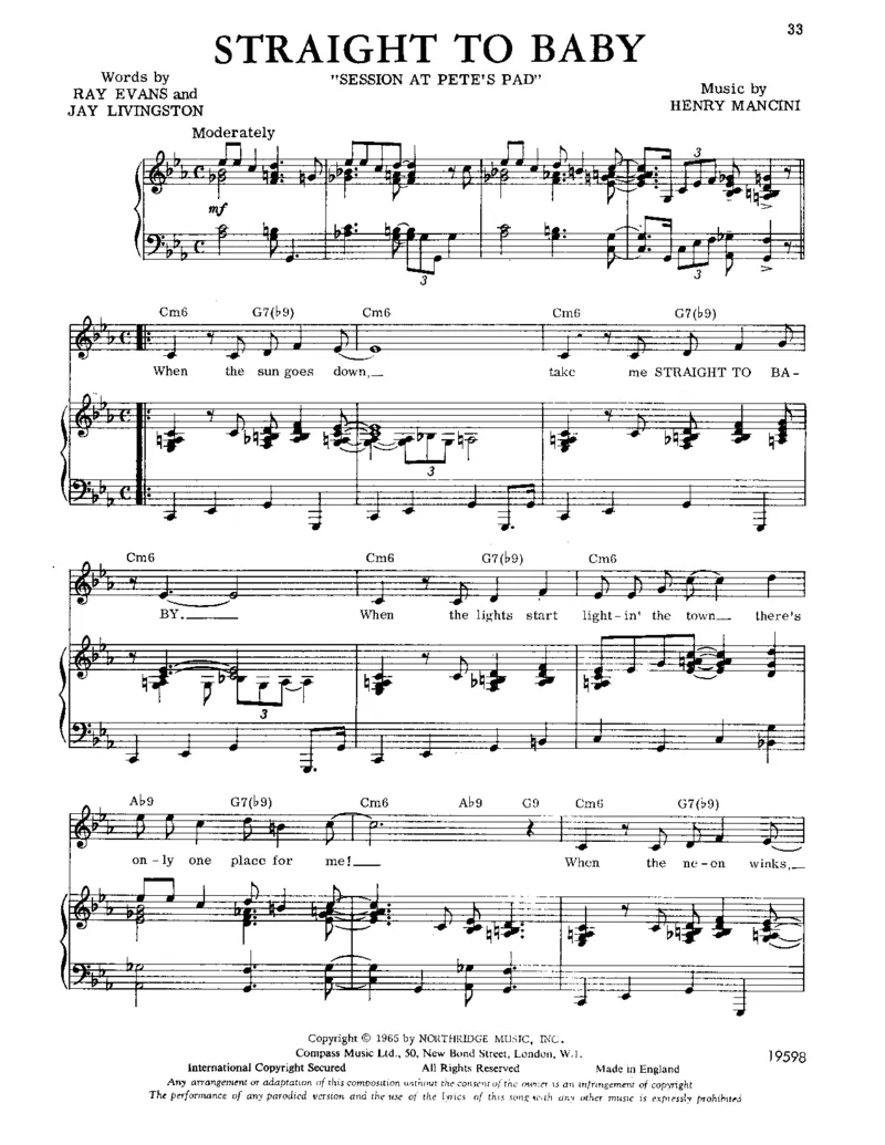 曼奇尼-最佳金曲集_一万首著名钢琴曲谱哈农贝多芬合集视频教学电子版高清无水印可打印_09钢琴教材合集_常用教材钢琴谱（80+本）