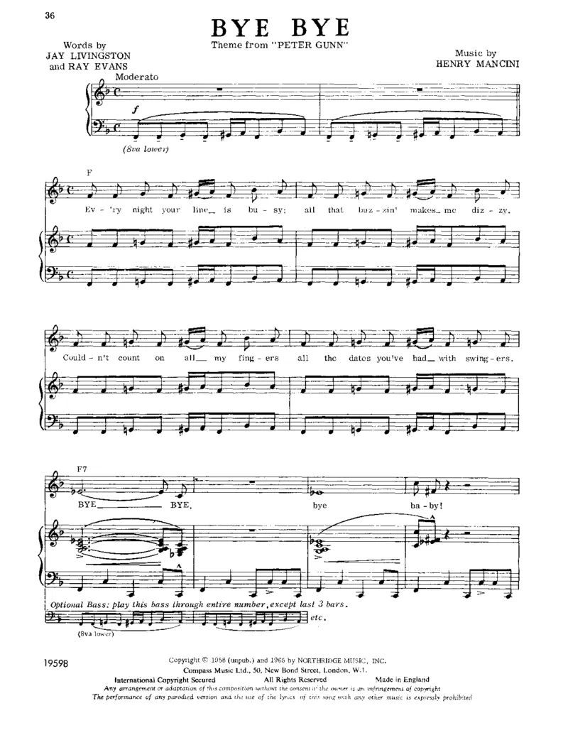 曼奇尼-最佳金曲集_一万首著名钢琴曲谱哈农贝多芬合集视频教学电子版高清无水印可打印_09钢琴教材合集_常用教材钢琴谱（80+本）