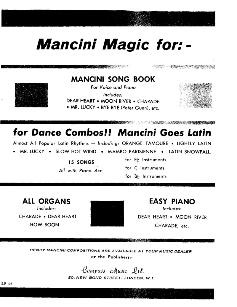 曼奇尼-最佳金曲集_一万首著名钢琴曲谱哈农贝多芬合集视频教学电子版高清无水印可打印_09钢琴教材合集_常用教材钢琴谱（80+本）