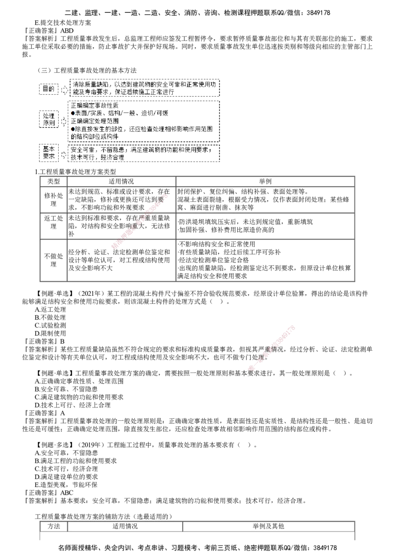 第01讲　建设工程施工质量缺陷及事故处理_监理工程师_2025监理工程师_2025年监理工程师SVIP_2025年监理土建控制SVIP_02-基础精讲✿高端面授✿深度强化
